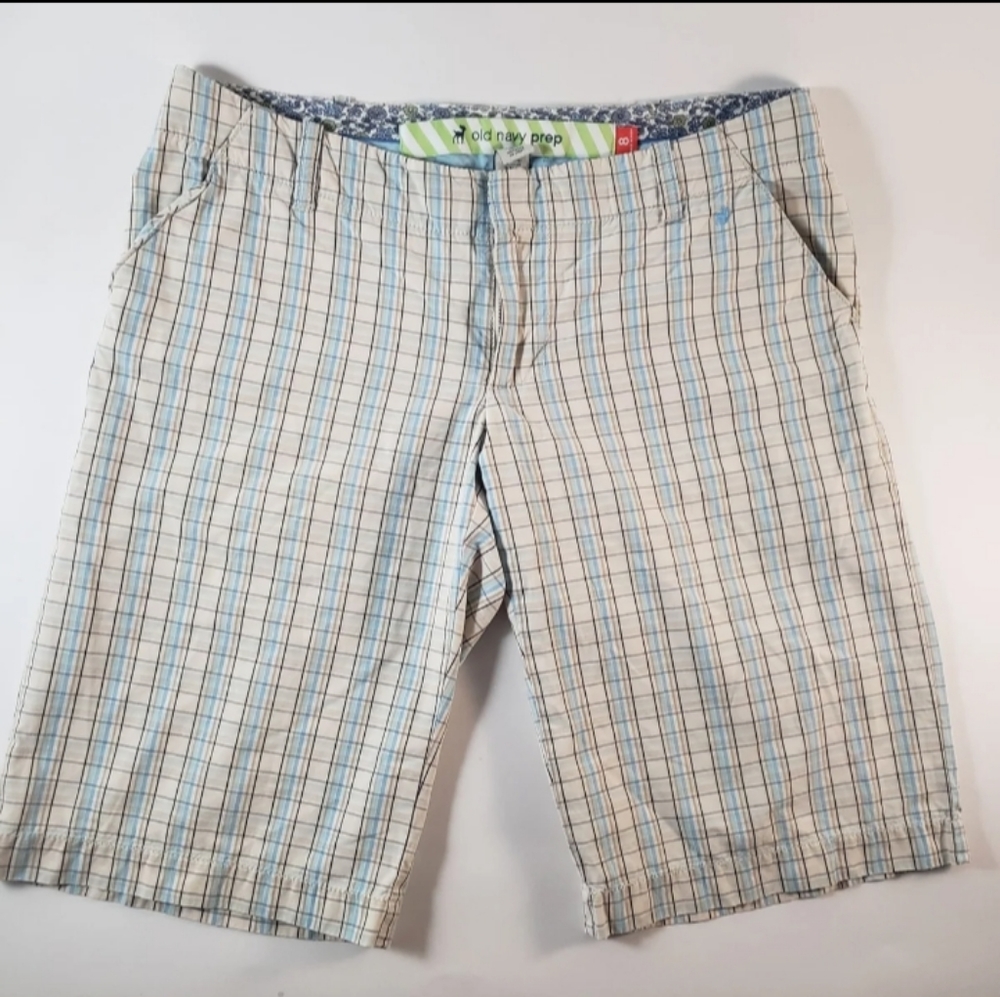 Old Navy Prep Plaid Board Shorts